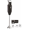BOSS Plastic Platinum Portable Hand Blender 180 Watts | Variable Speed Control | 2 Years Warranty | Easy To Clean And Store | Isi-Marked, Black