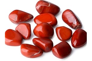 XIANNVXI Cristal de Jaspe Rouge Pierre de Cristal de Jaspe Rouge Pierre de Cristal de Guérison Naturelle Pierre de Cristal Pierres Précieuses Cristaux 100 Grams