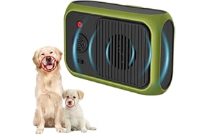 COODAY Ahuyentador de Perros Potente, 2 Frecuencias Ajustables Dispositivo Antiladridos para Perros, Impermeable - Antiladridos para Perros Ultrasonidos Recargable/Interiores/Exteriores