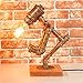 Produktbild XIXI Dimmbar, Nachttischlampe, Steam Punk Retro Wasser Rohr Roboter Tischlampe, europäischen industriellen Stil, Bar Arbeitszimmer Wohnzimmer Coffee Shop Dekoration Lampe / E27,AB