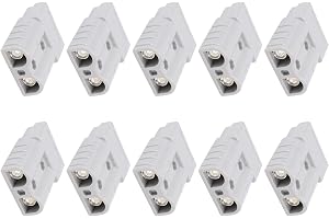 Tbest Batterikontakt 50A för 16 mm² Kabel | Slagtåligt polykarbonatmaterial, Stöder till 600V, Kompatibel med solpaneler och mer