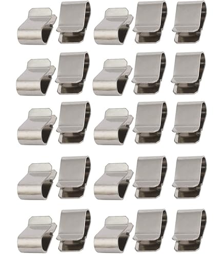 10 Fermagli Per Cordino Elastici Con Molla A Testa Tonda – Foro Singolo, Colore Argento, Dimensioni 22x17mm – Per Zaini, Valigie, Tende E Abbigliamento – Sourcingmap - 4