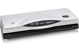 Magic vac Tekna Máquina de envasado al vacío doméstica, 140 W, Plástico, Blanco