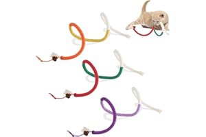 Vaktop Katzenminze Stick, 3 Stück Kauspielzeug Katze Beißseil, Interaktives Katzen Kausticks für Katzen Zahnpflege und Gegen Mundgeruch (Mehrfarbiger)