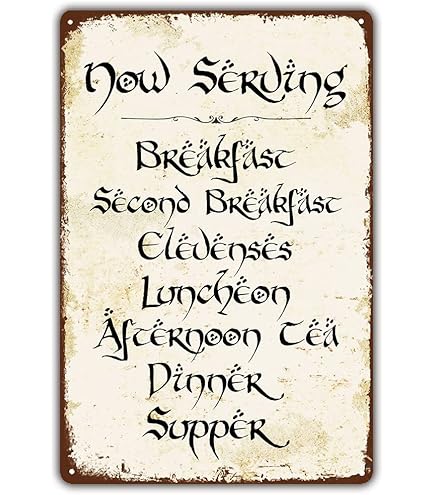 Lord of the Rings - Set di cartelli da parete in resina, 26,2 x 17
