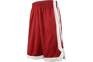 TopTie Jungen Sport Shorts, Basketball Trainingsshorts Kurze Sporthose mit Taschen