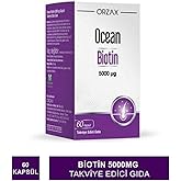 Ocean Biotin 5000mg, 60 Kaps&uuml;l, Takviye Edici Gıda