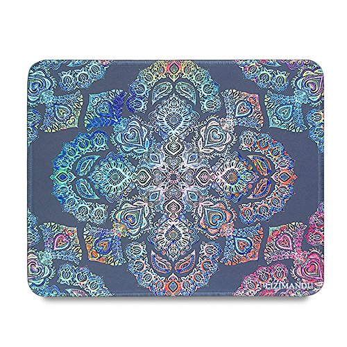 Gaming Mauspad(260 x 210 x 4 mm) ,Lizimandu Silent Designer Mousemat /Standard Size Anti-Rutsch-Gummi-Basis Mauspad(Farbverlauf Dekoratives/Gradient Decorative)