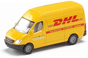 Siku 1085, Samochód dostawczy, Metal,Tworzywo sztuczne, Żółty, Stylizacja DHL, Uniwersalny
