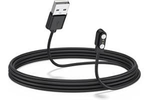 Oumida Chargeur Montre Connectée, Câble Chargement Magnétiquepour Montres Connectées, Câble de Recharge pour Montre Intelligente Universel (USB 100cm)