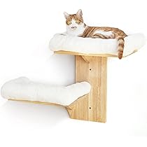 FUKUMARU Muurlijke Planken voor Katten, Set van Stabiele aan de Muur