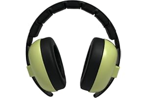 Banz Nauszniki ochronne dla dzieci, zielone liść