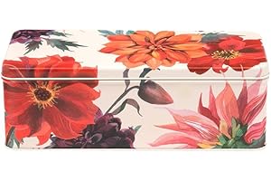 Elite Gift Boxes Emma Bridgewater - Scatola in latta per biscotti, motivo floreale, 240 x 100 x 70 mm