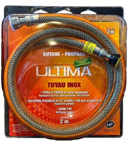 Détendeur Gaz Butane Dipra NF Sécurité – Limiteur De Débit, Raccord Tétine, Écrou Bouteille