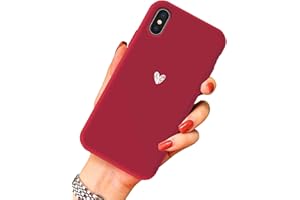 Ubeshine Hülle für iPhone XS, Hülle Case für iPhone XS Kreatives 3D Muster Schutzhülle Ultra dünn TPU Silikon Handyhülle Bumper für iPhone XS Chic Bling Herz Kratzfest Schutzhülle für iPhone XS/X