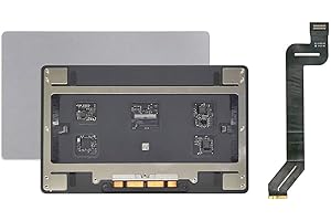 ICTION Nuevo Trackpad Touchpad de repuesto con cable para MacBook Pro Retina 15" A1707 (finales de 2016 / mediados de 2017) (gris espacial)
