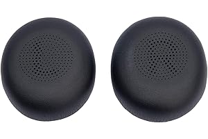 Jabra Kopfhörerpolster für Evolve2 40/65 – 3 Paar (6 Stück) Ersatz Ohrpolster für Kopfhörer – schwarz, one Size