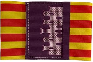 MAKRAN Bazalete Capitan Futbol de tu selección/Brazalete identificador Pais/Accesorios Deportivos de Equipo, brazaletes elásticos, Unisex, Adecuado para múltiples Deportes