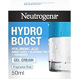 Neutrogena Hydro Boost Gel-Crème Hydratant Visage à l'Acide Hyaluronique, Pour Peaux Sèches, 1 Pot de 50ml
