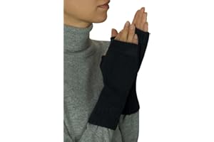 Lona Scott Women’s Cashmere Fingerless Gloves, Cashmere Mittens