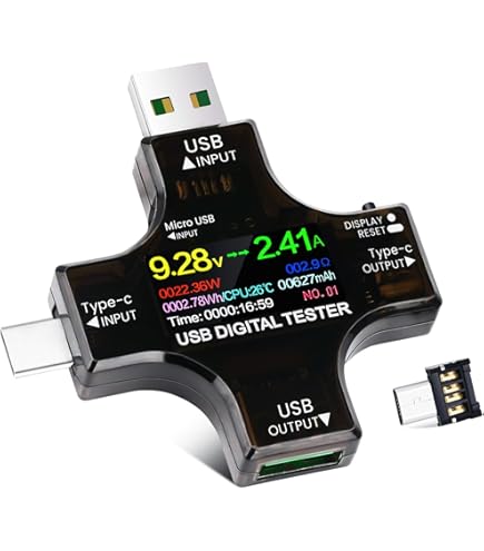 WANGCL 65W USB Load Tester Adjustable Electronic Charge With Radiator Fan Support PD Fast Charging for Testing Charging Power Coupled with USB Test Meters