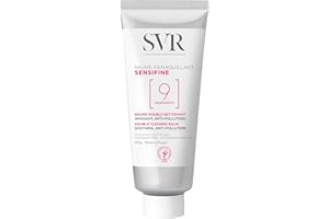 SVR - Sensifine Baume Démaquillant - Gamme Sensifine – Baume nettoyant apaisant et anti-pollution – Pour peaux sensibles, réactives ou intolérantes – Beurre de karité, Huile de coco – 100 g