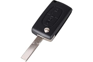ENERGY 01 ENERGY01 Coque cle de Voiture 2 Boutons Compatible Citroen C2 C3 C4 C5 C6 C8 Xsara Picasso Peugeot 107 207 307 308 407CE0536 : CE0536 Emplacement Pile dans la Coque et Lame avec raynure HU83