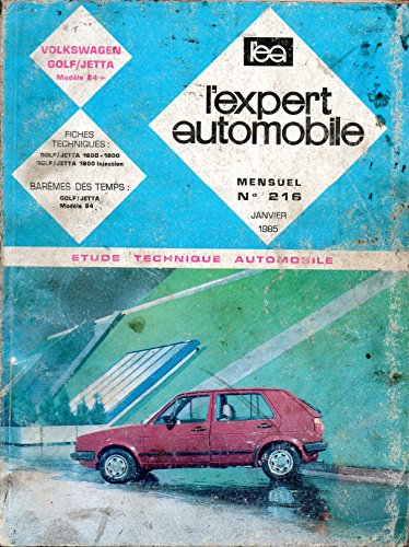 REVUE TECHNIQUE L'EXPERT AUTOMOBILE N° 216 VOLKSWAGEN GOLF 2 / JETTA DEPUIS 1984 ESSENCE 1600 / 1800 / CL / GL / CARAT / GT / GTI en ligne REVUE TECHNIQUE L'EXPERT AUTOMOBILE N° 216 VOLKSWAGEN GOLF 2 / JETTA DEPUIS 1984 ESSENCE 1600 / 1800 / CL / GL / CARAT / GT / GTI en ligne