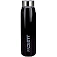 Probott Stella 750 ml Thermosteel Vacuum Insulated Double Walled Flask, Stainless Steel Water Bottle, Black | Screw Cap | Hot & Cold | Leakproof | Water, Tea, Coffee, Gym, College, Office, Travel