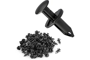 Bilfästklämmor, 50 st expansionsnitar plast universell 8 mm | Dörrbeklädnad, fästklämmor, bil, sprida, nitar, expansionsnitar