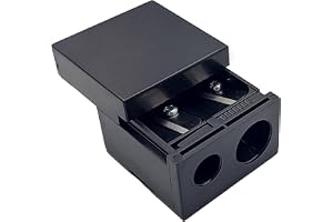Cosmetic Pencil Sharpener, For Eyeliner, Lip Liner, and More, Black Color
