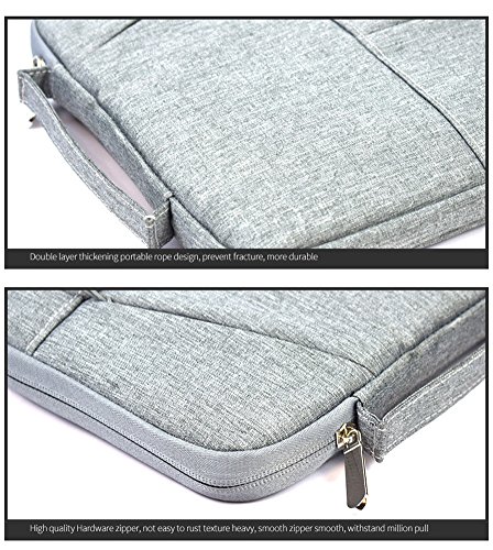 ZiXing Laptophülle Oxford Tuch Notebooktasche mit Seitentaschen mit Griff für Apple Macbook/ Acer/ Asus/ Dell/ Fujitsu/ Lenovo/ HP/ Samsung/ Sony/ Toshiba - 6