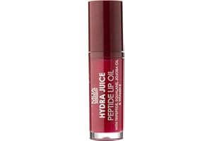 MUA Makeup Academy Hydra Juice Peptide Lip Oil, Cherry Kiss, Vegan & Cruelty Free, 7 ml
