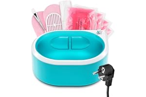 AYITOO 265W Bagno di Paraffina per Mani e Piedi con Accessori, Bagno di Cera Elettrica con Cera di Paraffina Paraffin wax, Bagno di cera per Mani e piedi, Dispositivo Verde