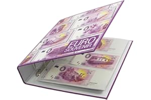 SAFE Album Collection Billets 0 € 3100 – Album + 5 Feuilles 7399 – pour Billets Souvenir 0 Euro – Format 250 × 285 × 60 mm