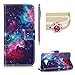 Produktbild SKYXD für Samsung Galaxy A5 2016 Hülle Leder Fantasie Bunte Stern Muster Folio Klappbar Handy Tasche Schutzhülle [Magnet / Brieftasche Kartenfach / Standfunktion] Klapphülle mit [Handyanhänger + Eingabestift] Zubehör Set für Samsung Galaxy A5 2016 A510F Case Bookstyle Flip Leather Cover With [Stylus and Dust Plug]