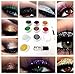 Glitter Eyes Set 1 - 10 X Glitter Pots Fix Gel & Brush Loose Glitter Eye Shadow