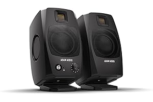 ADAM Audio D3V Active Desktop Monitoring System with USB-C Connection (Pair, Black)