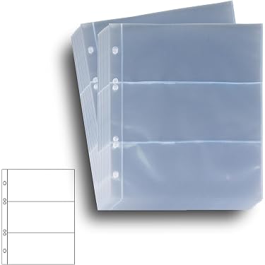 Lot de 100 porte-billets en papier transparent pour collectionneurs avec étui de rangement, porte-billets de dollar, pochettes en plastique pour billets, albums, billets, timbres