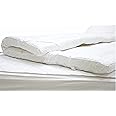 Maestro Super Soft 100% Microfiber Plain Mattress Topper 1Pc White 90 X 190 cm, Small