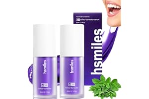 BETYBOPT Dentifrice Blanchissant Violet,2PCS V34Dentifrice Violet Correcteur Violet Dentifrices white Dentifrice Violet,Purple Teeth Whitening,Dent Blanchiment Purple Corrector Toothpaste,Blanchiment Des Dents