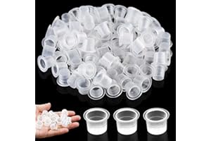 Tatouage Encre Caps - Emalla 200Pcs Jetable Encre de Tatouage Gobelets 11mm Cup Tatouage pour Tattoo Ink Fournitures de Tatouage Kit de Tatouage Tattoo Ink