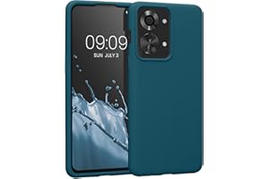 kwmobile Etui kompatybilne z OnePlus Nord 2T 5G etui - silikonowe etui na telefon TPU z miękkim wykończeniem - kolor turkusowy matowy