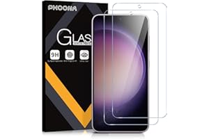 Phoona Szkło hartowane do Samsung Galaxy S23 FE/A54 5G, 2 sztuki folii ochronnej do Samsung S23 FE/A54, twardość 9H, odporna na zarysowania, odciski palców, bez pęcherzyków powietrza (6,4 cala)