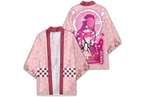 Taeyue Anime Demon Slayer Tomioka Giyuu Robe Cosplay Costume Men Woman Kimetsu no Yaiba Cloak Kimono Long Coat