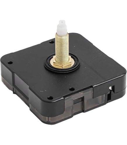 Lancette di ricambio al quarzo in metallo nero per orologio meccanismo di movimento a pressione per fori delle mani da 3,6 mm e 5,5 mm cinese (119 mm nero