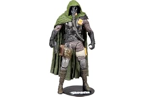 McFarlane Toys, Spawn Comic 17,78 cm Soul Crusher Spawn actionfigur med 22 rörliga delar, samlarfigur med tillbehör och samla