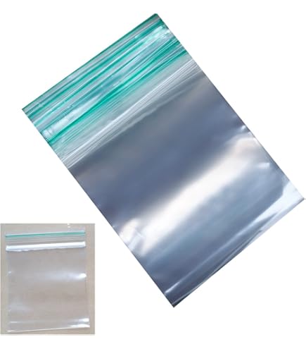 GRIPWELL® Lot De 100 Sacs Hermétiques Réutilisables En Plastique