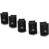 Electronic Spices Small Rocker switch2A 250V 2 Terminal On-Off Switches For Diy projects pack of 10