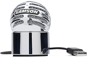 Samson Meteorite Microphone à condensateur USB cardioïde Chrome
